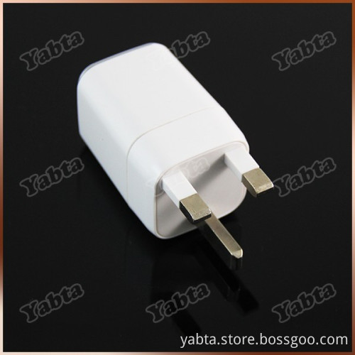 UK AC Charger Adapter 5V 2.4A Dual USB Cell Phone Charger Portable
